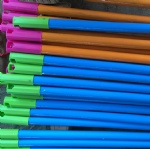 colorful pvc with long cap /pp package