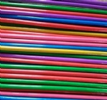 colorful pvc with short cap